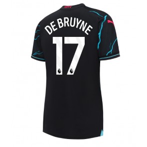 Manchester City Kevin De Bruyne #17 Replika Tredjetrøje Dame 2023-24 Kortærmet